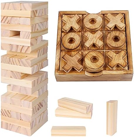Glintoper Tic Tac Toe & 4 in a Row Tables Game Set