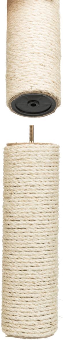 TRIXIE Replacement Sisal Post for Cat Scratching Posts, Backup Scratcher for Indoor Cat Furniture, Trees and Towers, 3.5 in x 23.6 in (9 x 60 cm)