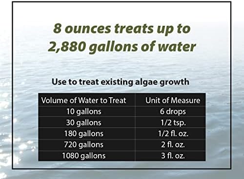 Bloom Buster Algae Control for Fish Ponds & Water Gardens - 8 Ounces - Safe for Koi Fish, Goldfish & Plants - Controls Algae in Ponds & Water Features