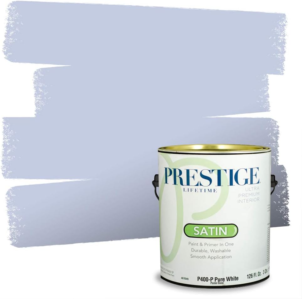 PRESTIGE Paints Exterior Paint and Primer In One, 1-Gallon, Satin, Comparable Match of Sherwin Williams* Blueblood*
