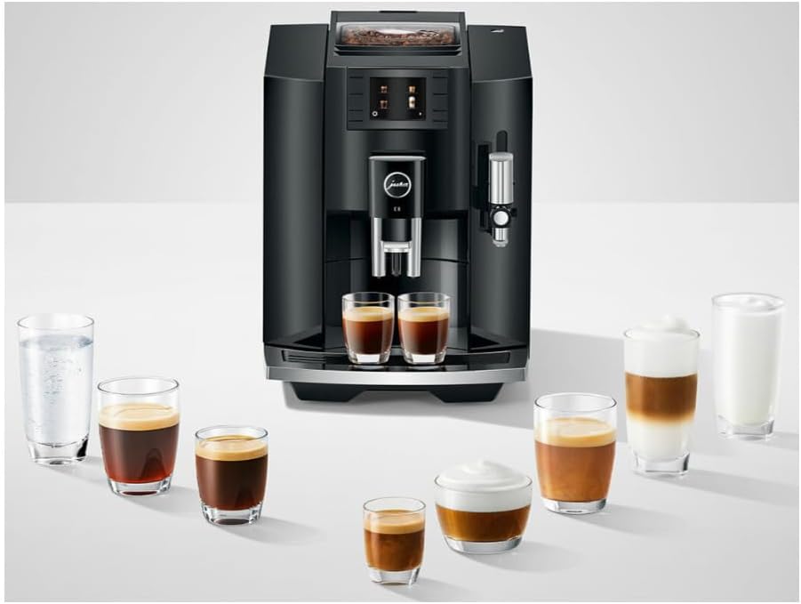 Jura E8 5th Gen Automatic Coffee Machine Bundle