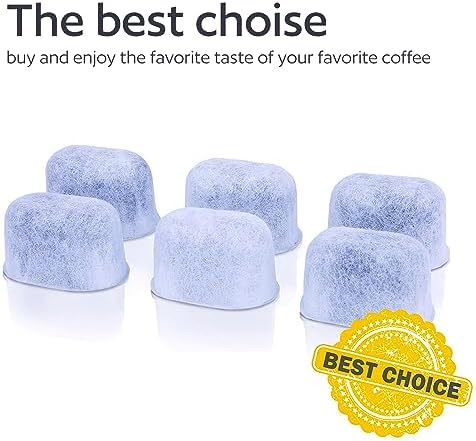 Keurig Filter Replacement - 6 Water Filters for Keurig K-Mini, K-Supreme, K-Slim, K-Express, K-Classic, K-Duo, K-Duo Hot & Iced, K-Elite, K-Select, K-Cafe, K-Compact, 2.0 and 1.0 Brewers