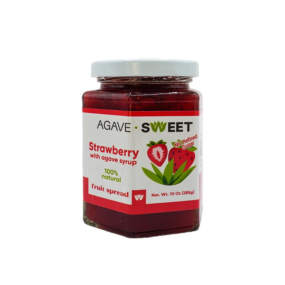 Agave Sweet Mango Fruit Spread with Agave Syrup No Sugar Fruit Spread 10 oz
