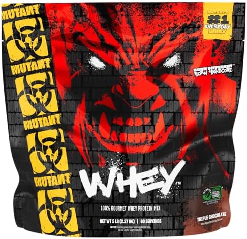 Mutant WHEY, 100% Whey Protein Powder, Triple Chocolate, 5 lb