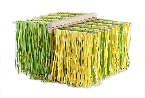 Eppicotispai X-Large Natural Beachwood Collapsible Pasta Drying Rack, Brown