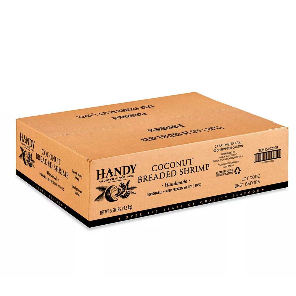 Handy Coconut Breaded Shrimp -- 100 per case.