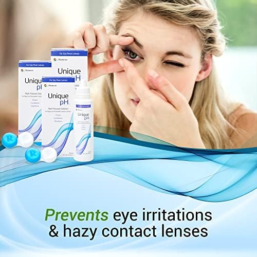 Menicon Unique pH Multipurpose Contact Lens Solution with Lens Case 4 fl oz