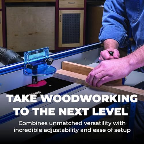 Kreg PRS1045 Precision Router Table System - Self-Squaring Fence System - Sits on Precision Router Table Top - Carpentry Tools & Accessories