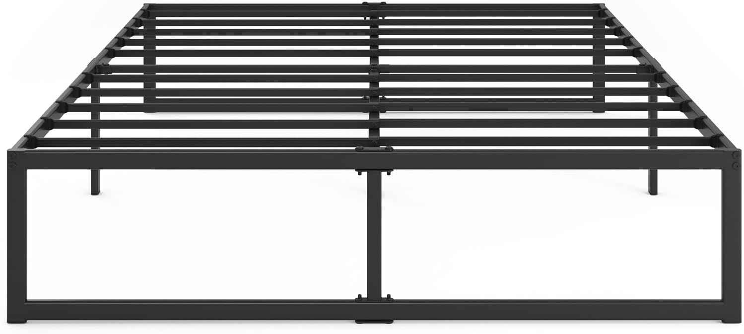 ZINUS Abel Metal Platform Bed Frame / Mattress Foundation with Steel Slat Support / No Box Spring Needed / Easy Assembly, Queen