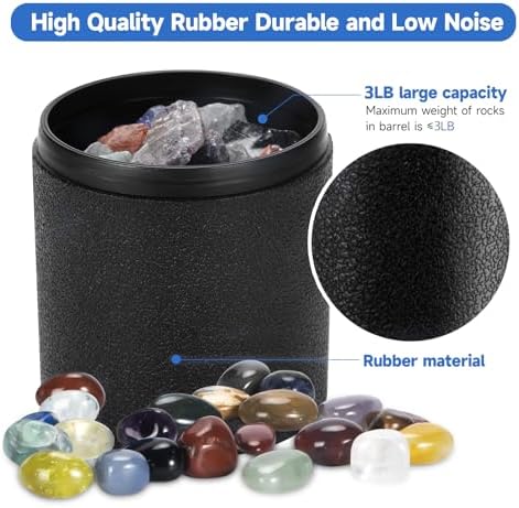 Leegol Electric Replacement 3lb Barrel for Rock Tumbler