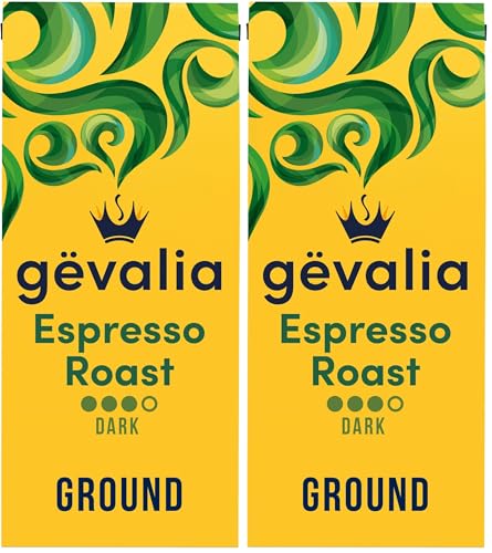 Gevalia Ground Coffee, Espresso Roast Dark Roast, 12 oz. Bag