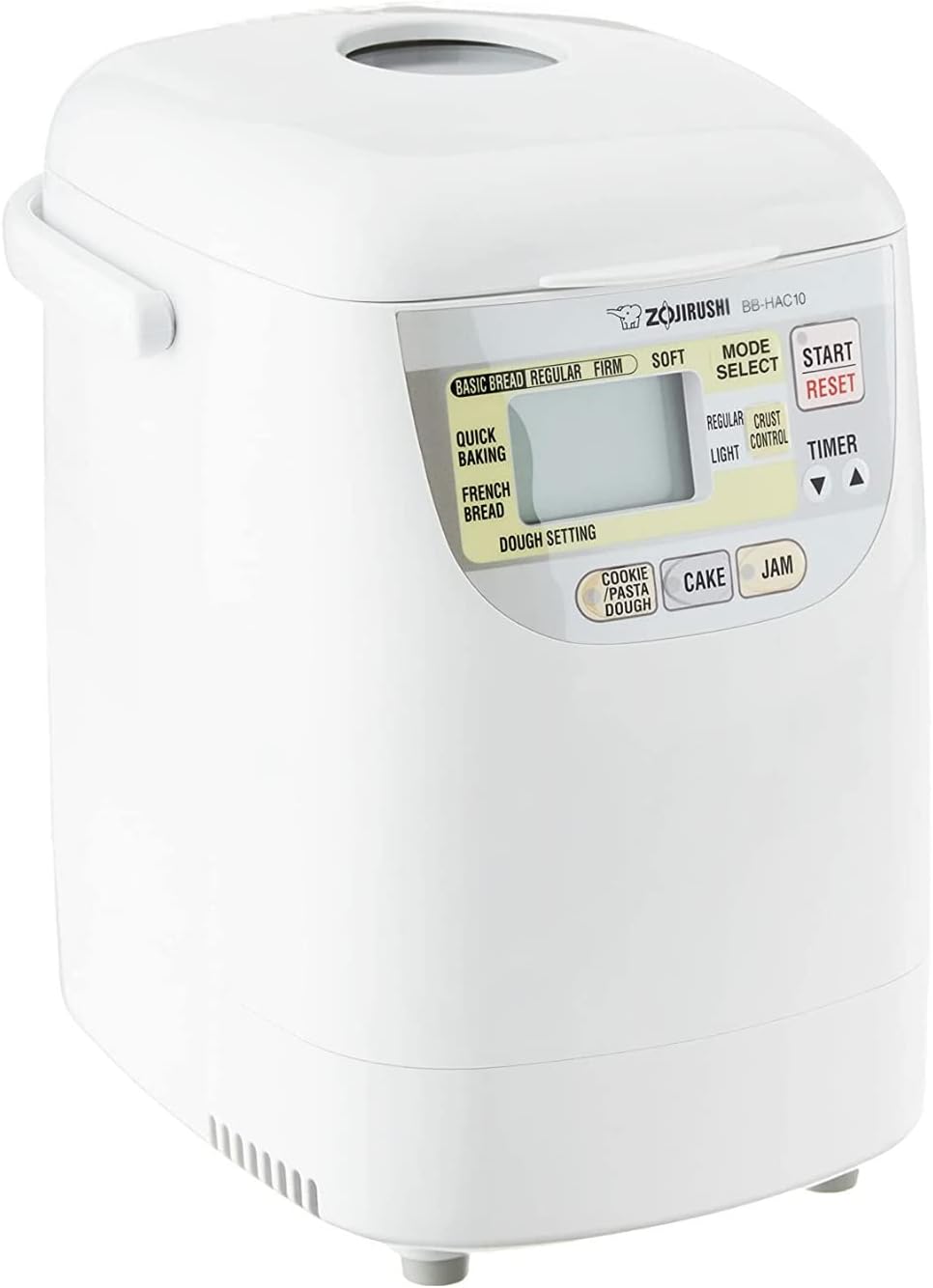 Zojirushi Bb HAC10 Home Bakery Mini Breadmaker, 1 Lb (White) | Bakes 1-Lb Loaves, 13-Hour Delay Timer, Quick-Bake under 2 Hrs