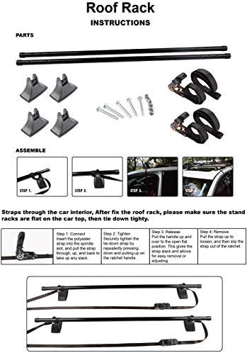 Seah Hardware Universal Roof Rack Cross-Bars 2 PC.