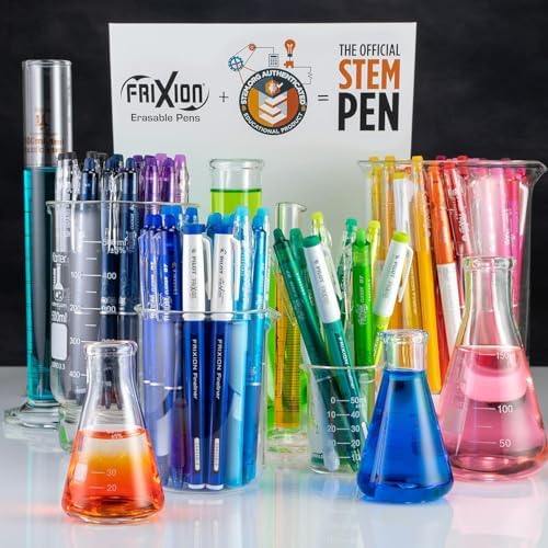 PILOT FriXion Clicker Erasable Pens, Fine Point 0.7 mm, Black Ink, 3-Pack