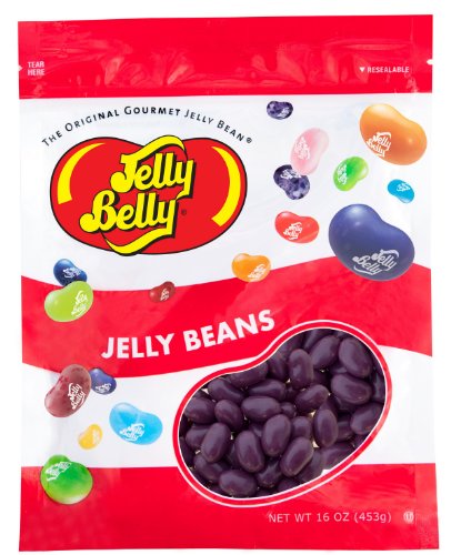 Jelly Belly Grape Crush Jelly Beans - 1 Pound (16 Ounces) Resealable Bag - Genuine, Official, Straight from the Source