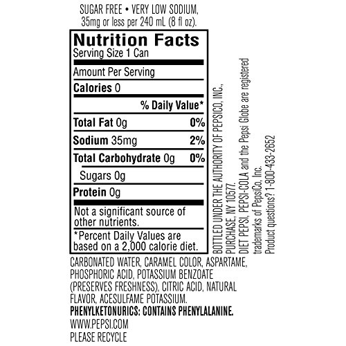 Diet Pepsi, Caffeine Free, 12 ounce Cans, 24 Count