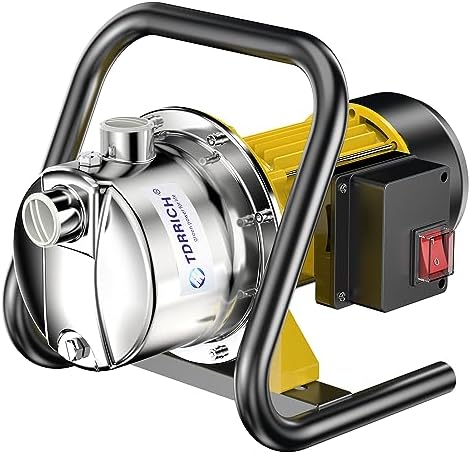 TDRRICH 1HP Water Pressure Booster Pump for Whole House