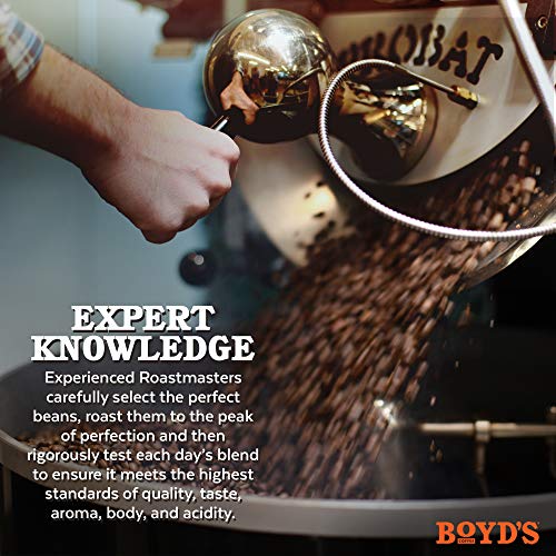 Boyd's Coffee French No. 6 Coffee –Ground Dark Roast– Blended from 100% Arabica – Rich & Full-Flavored – 12 oz.