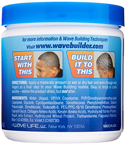 Wavebuilder Spinand Waves Holding Crème, 8 Ounce