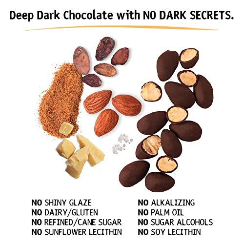 Hu Chocolate Hunks, Chocolate Covered Almonds with Sea Salt, 6 Pack