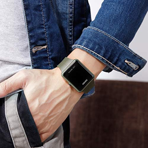 Gosasa Large Face LED Digital Watch Date Time 3Bar Waterproof Wristwatch Men Women Sports Watches