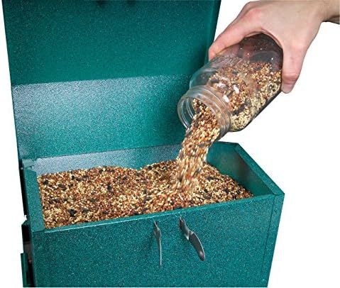 Heritage Farms Woodlink Absolute Squirrel Resistant Bird Feeder, Model 23803, beige