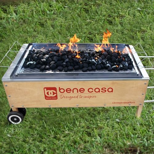 Bene Casa Caja Asadora Outdoor Roasting Box.This roasting Box can Hold Up to 100 Pounds of Meat.