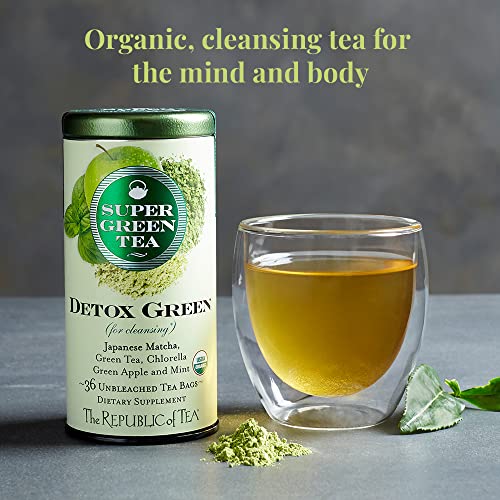 The Republic of Tea SuperGreen Organic Detox Green Tea