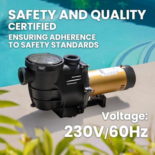XtremepowerUS 3/4HP 2,400GPH High Flow Pond DIY Self Priming for Above Ground Swimming Pool Pump Strainer Basket 1.5" NPT Inlet/Outlet With Adapter Set