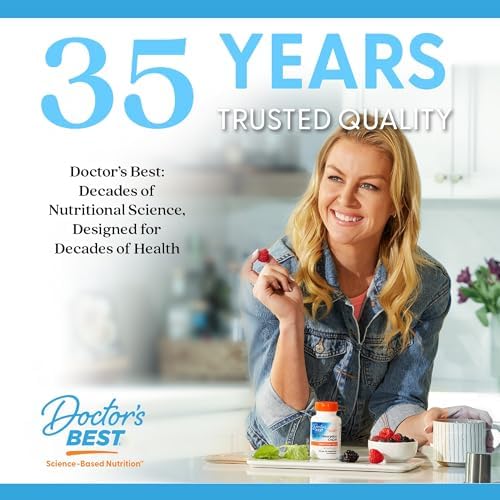 Doctor's Best Lutein Supplement 20mg with Zeaxanthin - Lutein for Eyes, Eye Health Vitamins for Men & Women, Vision and Macular Health Support, Lutemax 2020 Marigold Flower Extract - 180 Softgels