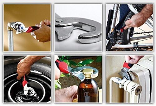 FAMI Adjustable Wrench,Adjustable Spanner, Universal Wrench,Quick Multi-function,New Snap'N Grip 9-32mm 2 packs