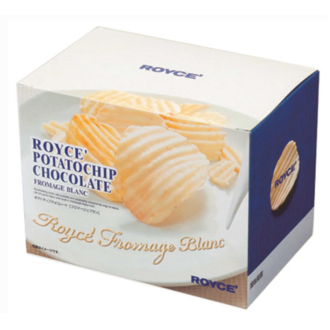 ROYCE' Potatochip Chocolate "Original" - |Chocolate Coated Crispy Potato Chips | Gourmet Snack for Gifting & Indulging | Japanese Potato Chip Chocolate from Hokkaido (7 Servings per Container)