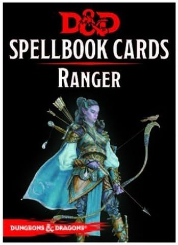 Gale Force Nine Dungeons & Dragons: Spell Book Cards: Ranger Deck Card Game (8 Players)