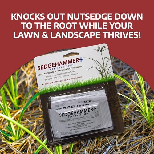 Sedgehammer Plus Turf Solution, 13.5 Grams, Nutsedge Control | Lawns, Golf Courses, Sports Fields, Vegetation Management