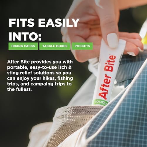 After Bite Outdoor Bug Bite Itch Relief, Diphenhydramine HCl Gel, 4Pk