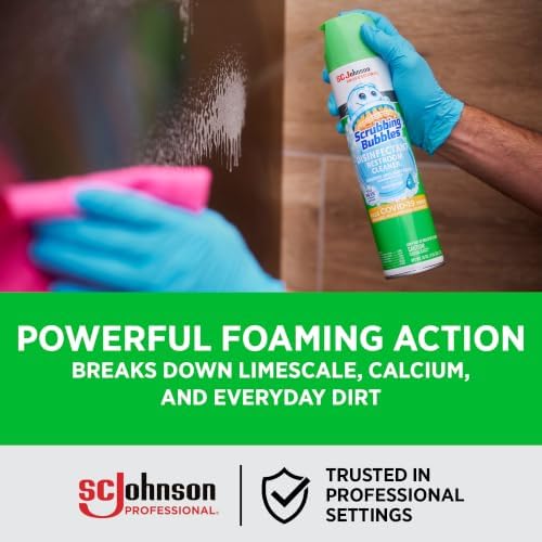 SC Johnson Professional Scrubbing Bubbles Bathroom Disinfectant, 12 Pack