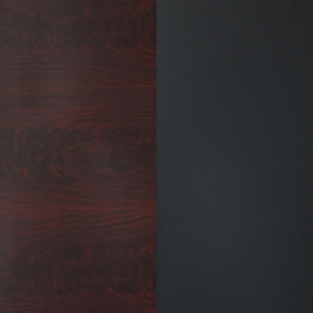Flash Furniture 30x24" Reversible Table Top, Black/Mahogany | Reversible Laminate Top, Durable Construction, Commercial Use
