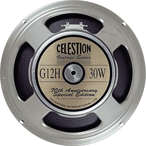 CELESTION T4533 30-Watt 70th Anniversary G12H 12-inch Classic Rock Guitar 8 Ohm Replacement Speaker