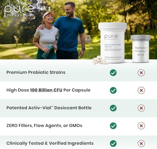 Power Probiotic 100B, 100 Billion CFU, 30 Acid-Resistant Capsules