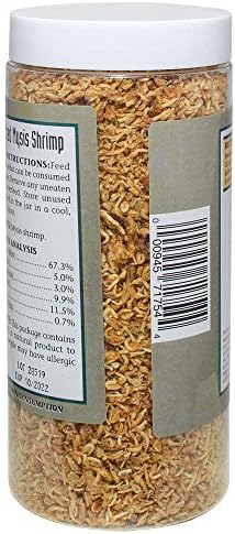 San Francisco Bay Brand Freeze-Dried Mysis Shrimp - Premium Fish Food for Live Fish, Shrimp Food