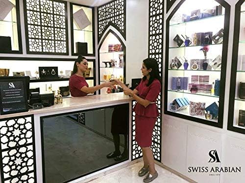 Swiss Arabian Noora Onyx - Luxury Products From Dubai - Long Lasting And Addictive Personal Perfume Oil Fragrance - Seductive Signature Aroma - The Luxurious Scent Of Arabia - 0.4 Oz