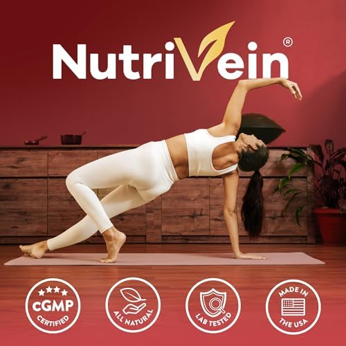 Nutrivein Korean Red Panax Ginseng 1600 mg - 180 Capsules, Extra Strength