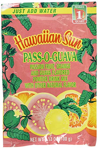 Hawaiian Sun Powder Drink Mix, Passion Orange, 4.44-Ounce