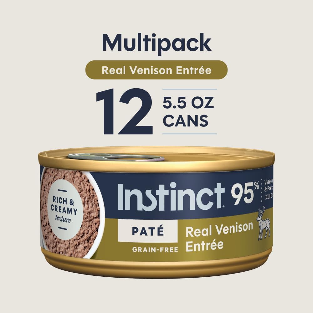Instinct Original Grain Free Real Rabbit Recipe Natural Wet Canned Cat Food, 3 oz. Cans (Case of 24) | Rich & creamy pate texture, high protein, real rabbit, whole-food ingredients, grain-free, hydration support