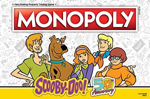 USAOPOLY Monopoly Scooby-Doo! Board Game | Official Merchandise Based on the Popular Cartoon | Classic Monopoly Game Featuring Characters