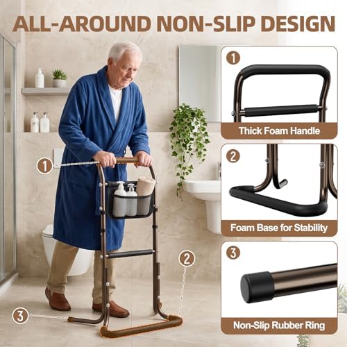 SPECILITE Adjustable Stand Assist Aid for Elderly, 500Lbs Weight Capacity | 32.9" - 35.8" Height Adjusted Aluminum Alloy Mobility Aid