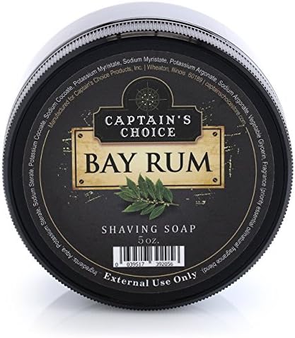 Captain's Choice BAY RUM Shaving Soap - 5 oz.