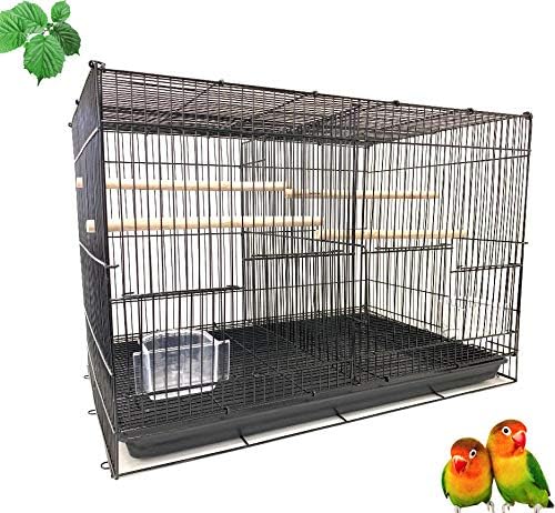 Divider Breeding Cage Aviary Bird Finch Parakeet Finch Flight Cage 24" x 16" x 16"