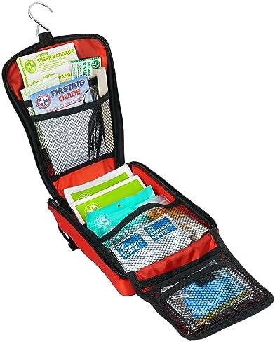Be Smart Get Prepared 110 pc First Aid Kit: Clean, Treat, Protect Minor Cuts, Home, Office, Car, School, Business, Travel, Emergency, Outdoor, Camping & Sports, FSA/HSA (Packaging may vary)