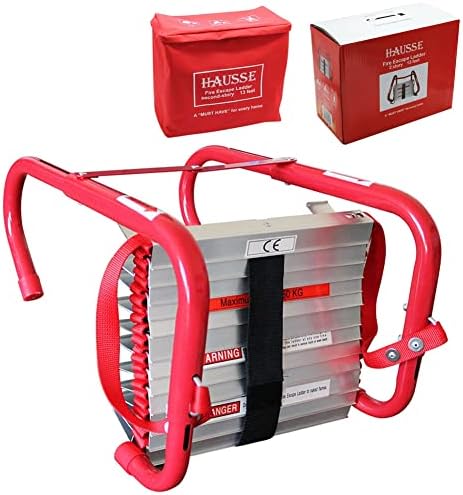 Retractable 2 Story Fire Escape Ladder, 13 Feet